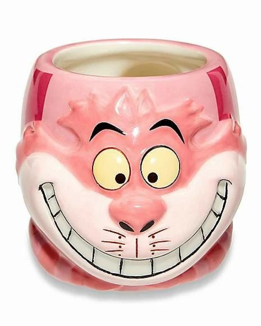 Shooters & Shot Glasses * Brand New Cheshire Cat Molded Shot Glass 1.5 Oz Alice In Wonderland Pink Liquid Purple Wax