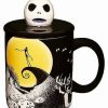 Movies * New Sculpted Jack Skellington Lid Coffee Mug 18 Oz. The Nightmare Before Christmas