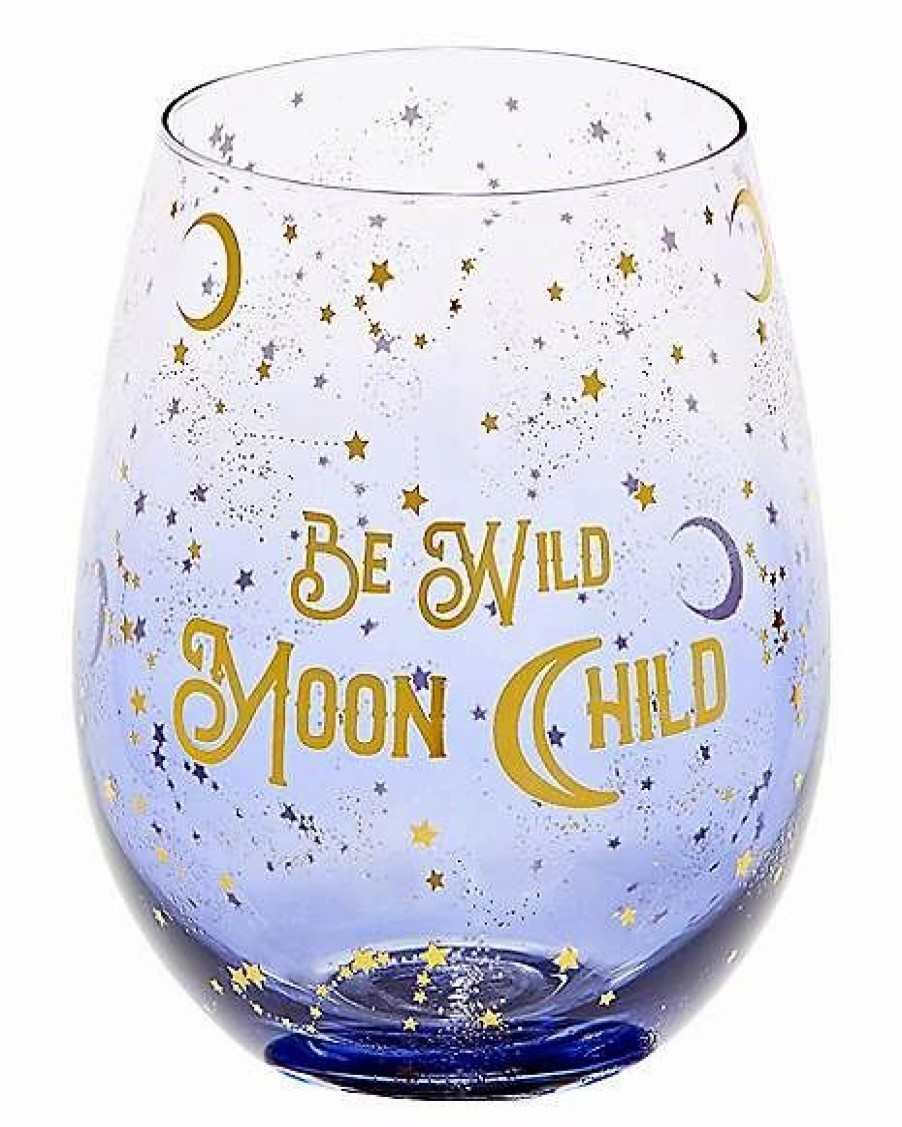 Halloween * Best Reviews Of Be Wild Moon Child Stemless Glass 22 Oz.