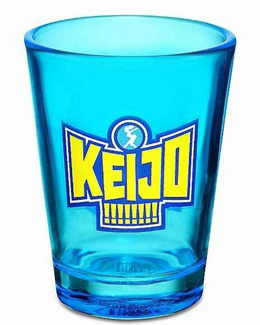 Shooters & Shot Glasses * New Keeijo Keuo Square Shot Glass 2 Oz. Blue