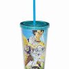 Anime * New Dragon Ball Z Cup With Straw 20 Oz. Blue