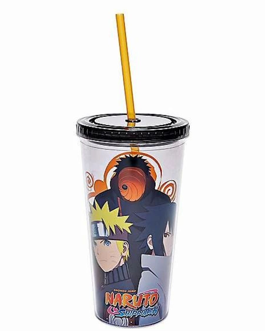 Halloween * Deals Naruto Cup With Straw 20 Oz. Naruto Shippuden Multi-Color