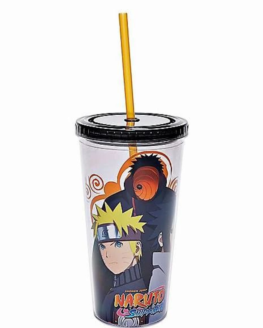 Halloween * Deals Naruto Cup With Straw 20 Oz. Naruto Shippuden Multi-Color