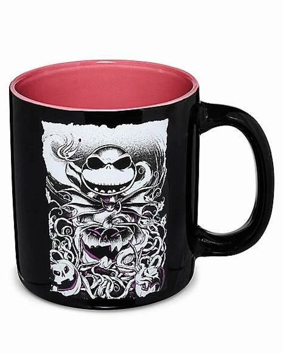 Movies * Outlet Jack Skellington Sketch Coffee Mug 20 Oz. The Nightmare Before Christmas Black