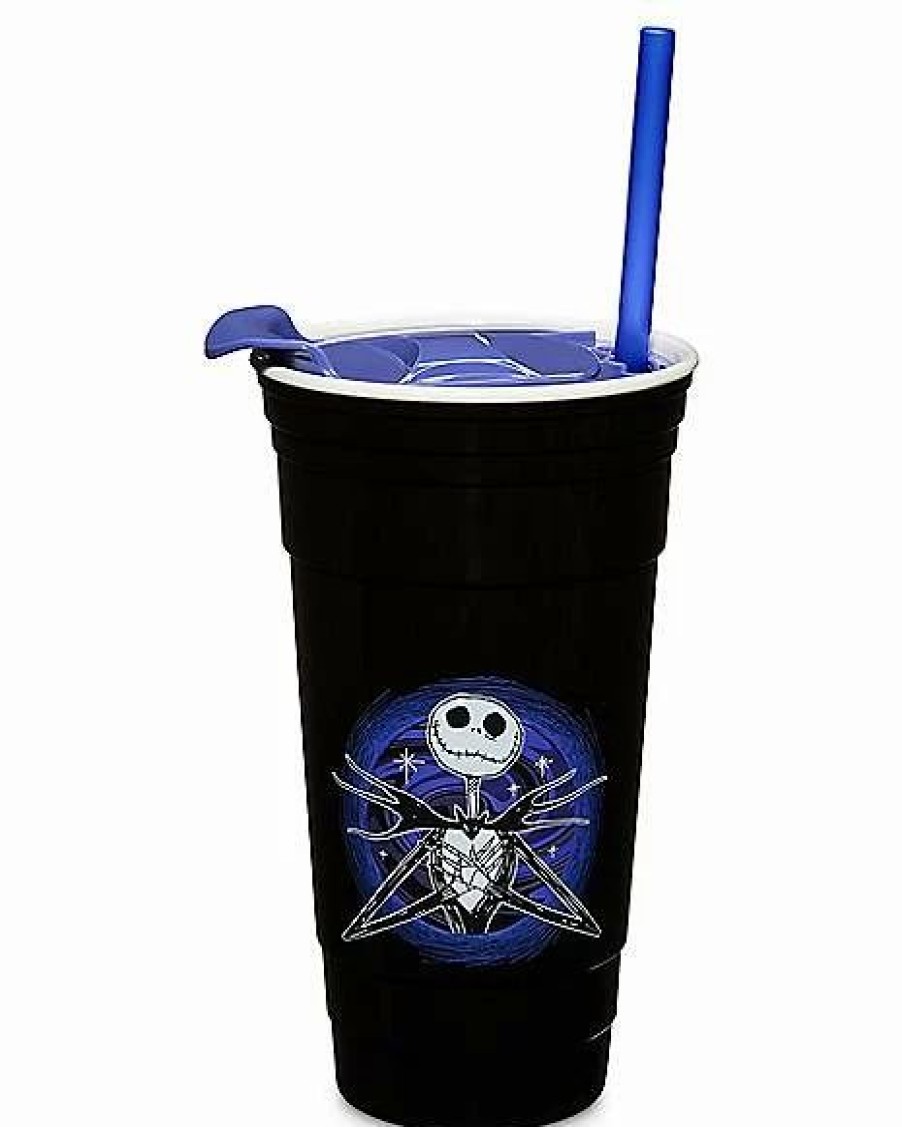 Movies * Best Sale Wonderful Nightmare Cup With Straw 32 Oz. The Nightmare Before Christmas Black