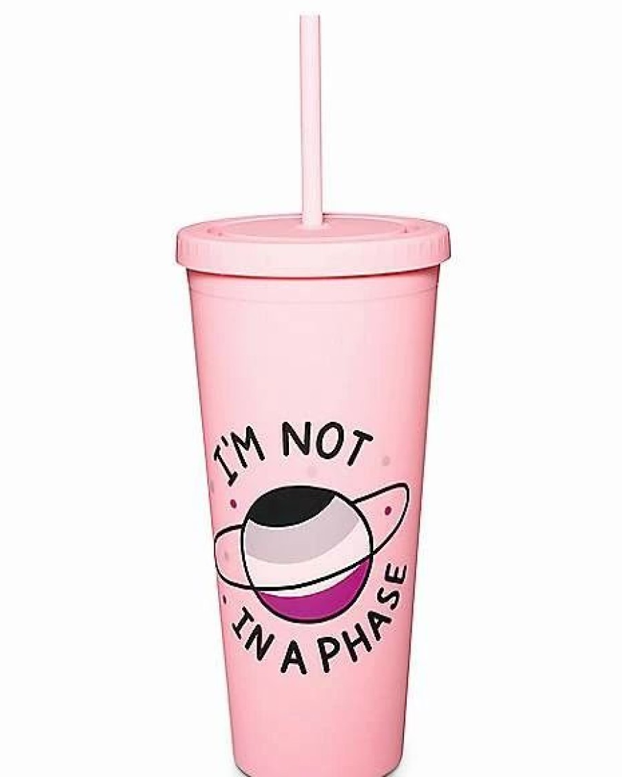 Plastic Drinkware * Best Reviews Of Not A Phase Cup With Straw 24 Oz. Pink