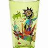 Television * Top 10 Ricky And Morty Skateboard Pint Glass 16 Oz. Green