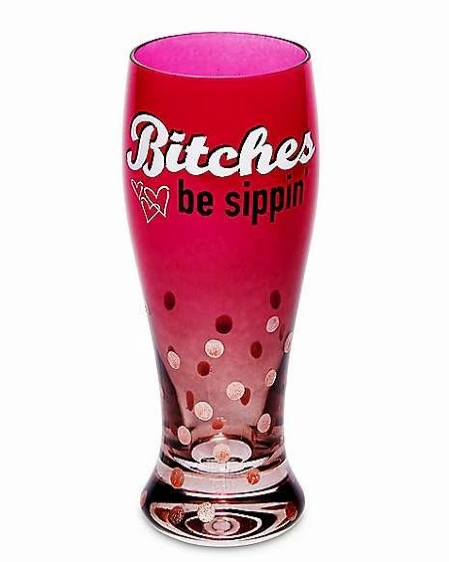 Shooters & Shot Glasses * Top 10 Bitches Be Sippin' Pilsner Shot Glass 2 Oz. Multi-Color