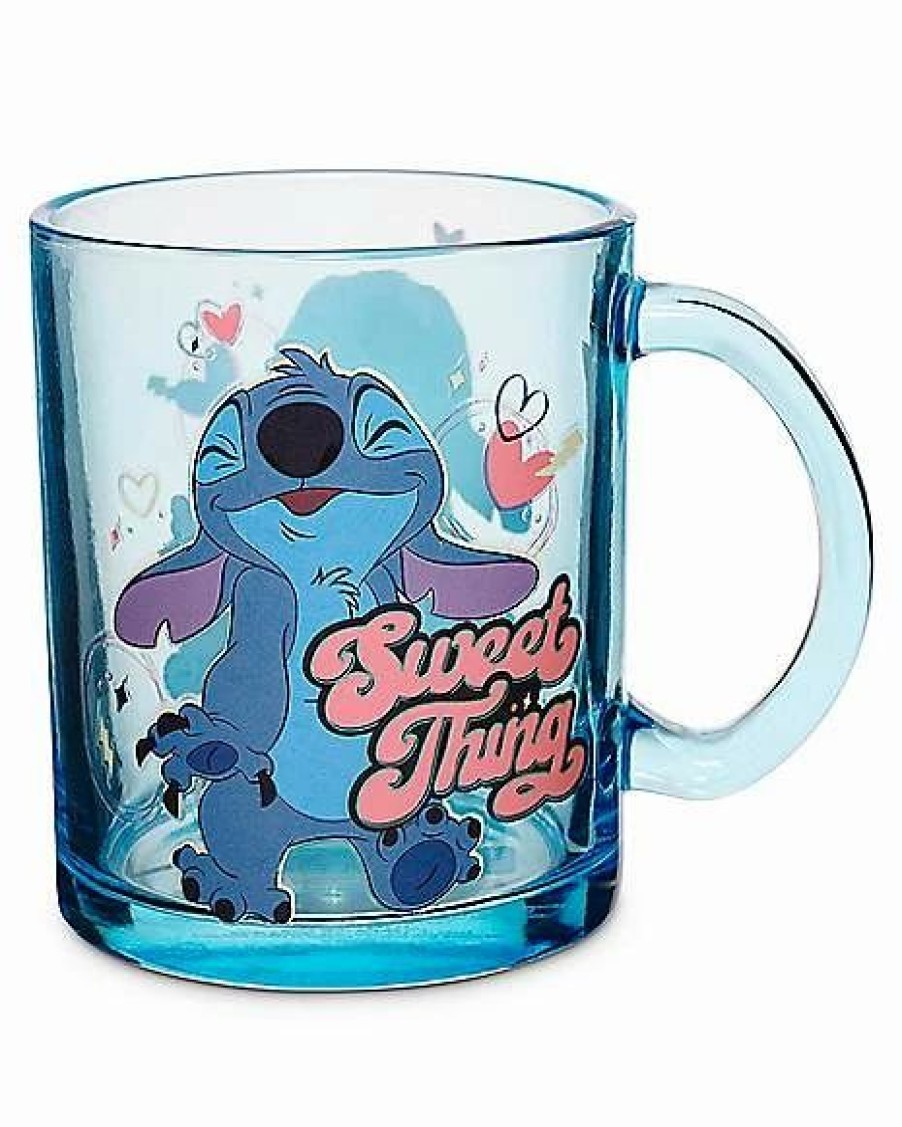 Movies * Promo Sweet Thing Stitch Coffee Mug 17 Oz. Lilo & Stitch Blue