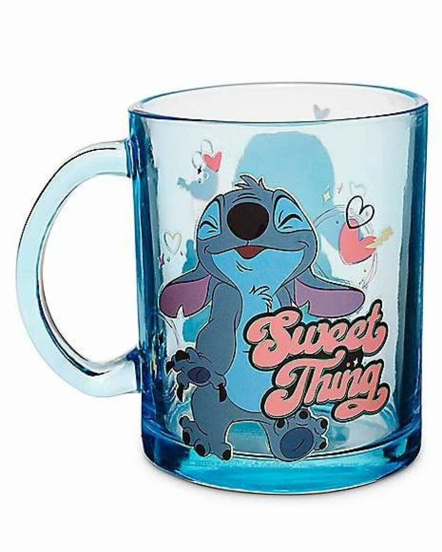 Movies * Promo Sweet Thing Stitch Coffee Mug 17 Oz. Lilo & Stitch Blue