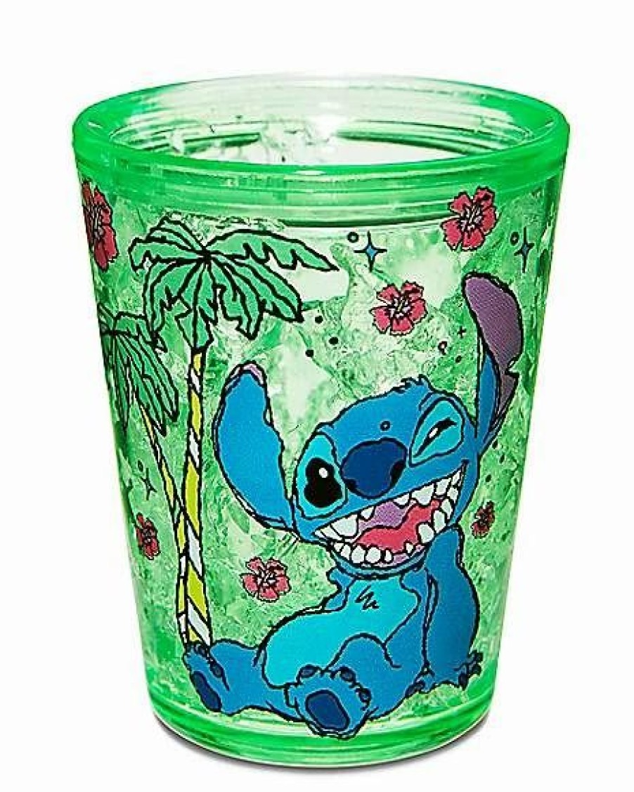 Movies * Best Sale Stitch Gel Freeze Mini Glass Lilo & Stitch Green