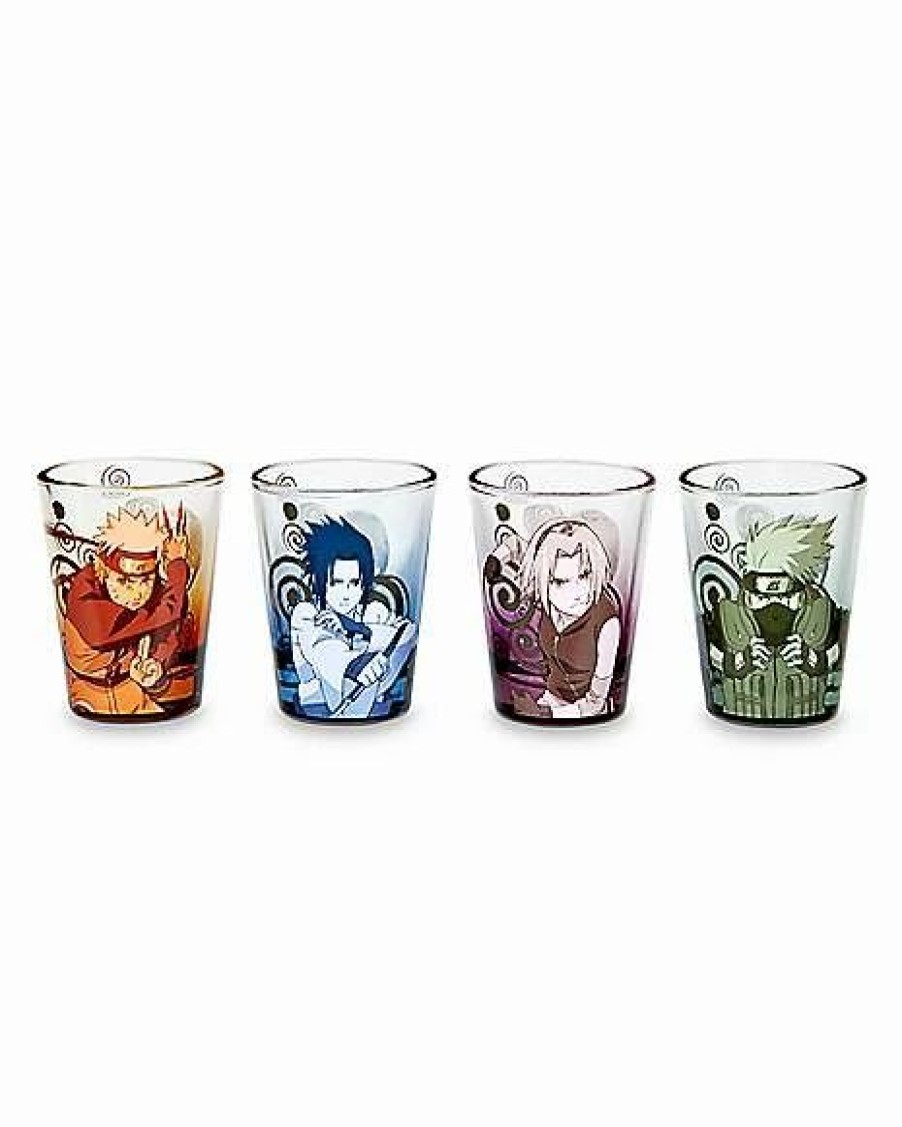 Anime * Discount Team 7 Shot Glasses 4 Pack Naruto Shippuden Multi-Color