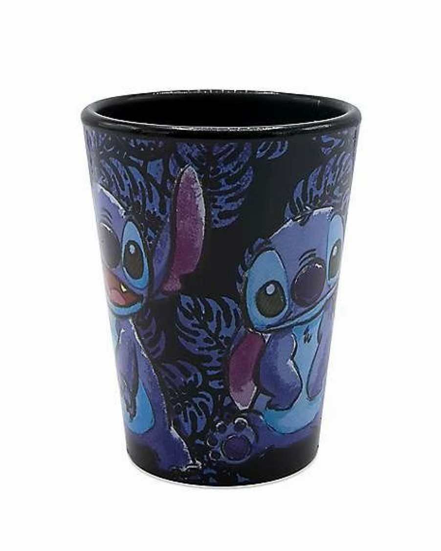 Movies * Best Sale Stitch Mini Glass 1.5 Oz. Lilo & Stitch Multi-Color