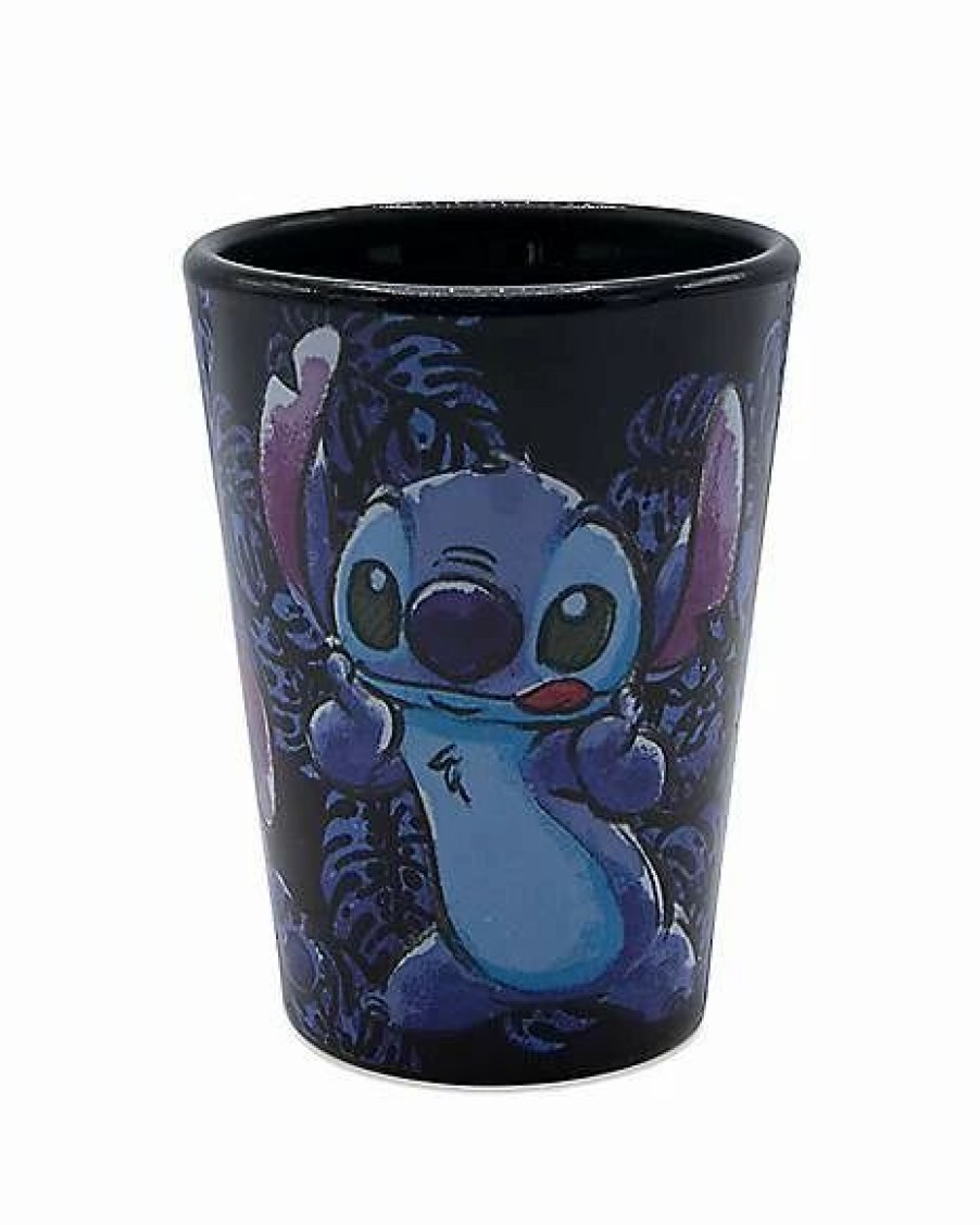 Movies * Best Sale Stitch Mini Glass 1.5 Oz. Lilo & Stitch Multi-Color