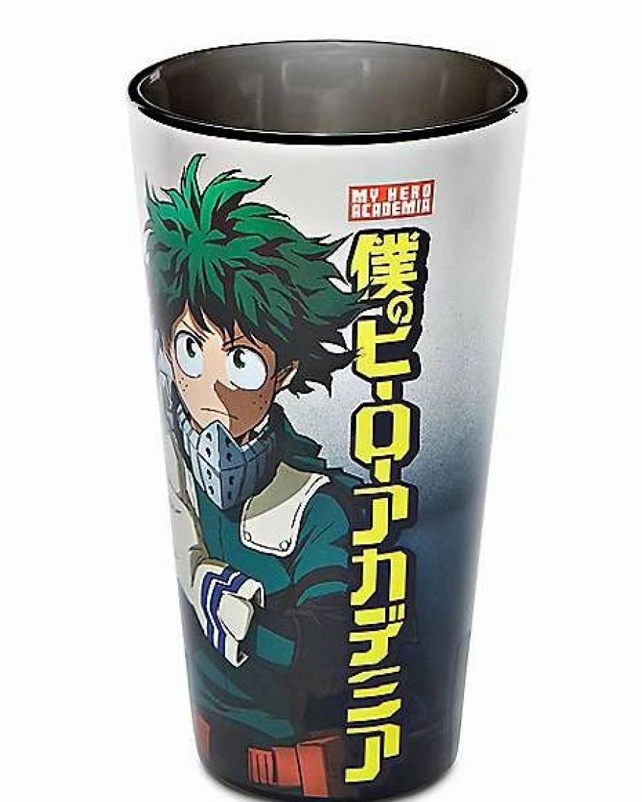 Anime * Deals Electroplated My Hero Academia Pint Glass 16 Oz. Multi-Color