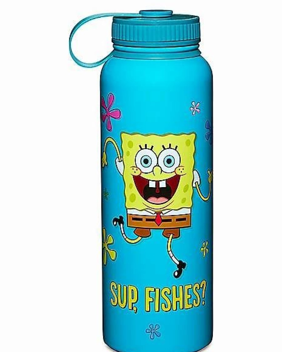 Television * Coupon Sup Fishes Spongebob Squarepants Water Bottle 42 Oz. Green