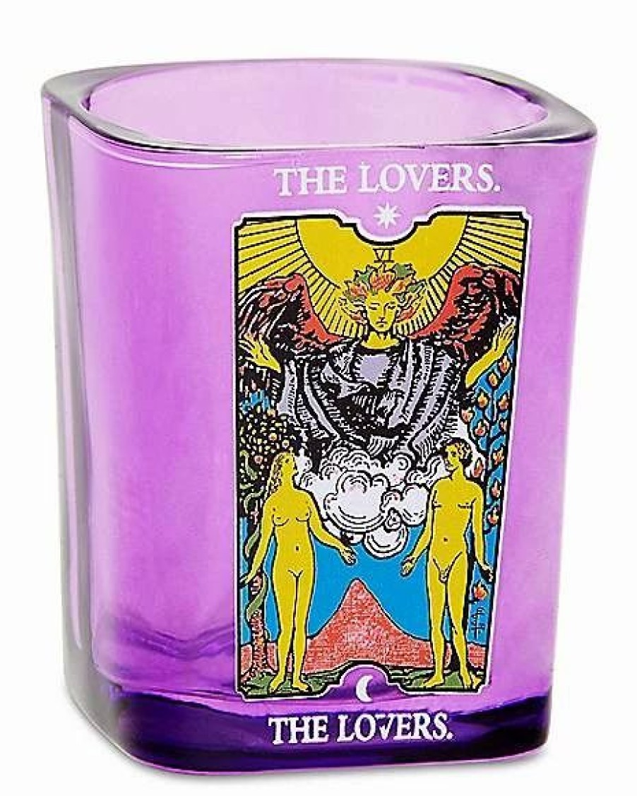 Halloween * Best Deal The Lovers Tarot Card Shot Glass 2 Oz. Pink