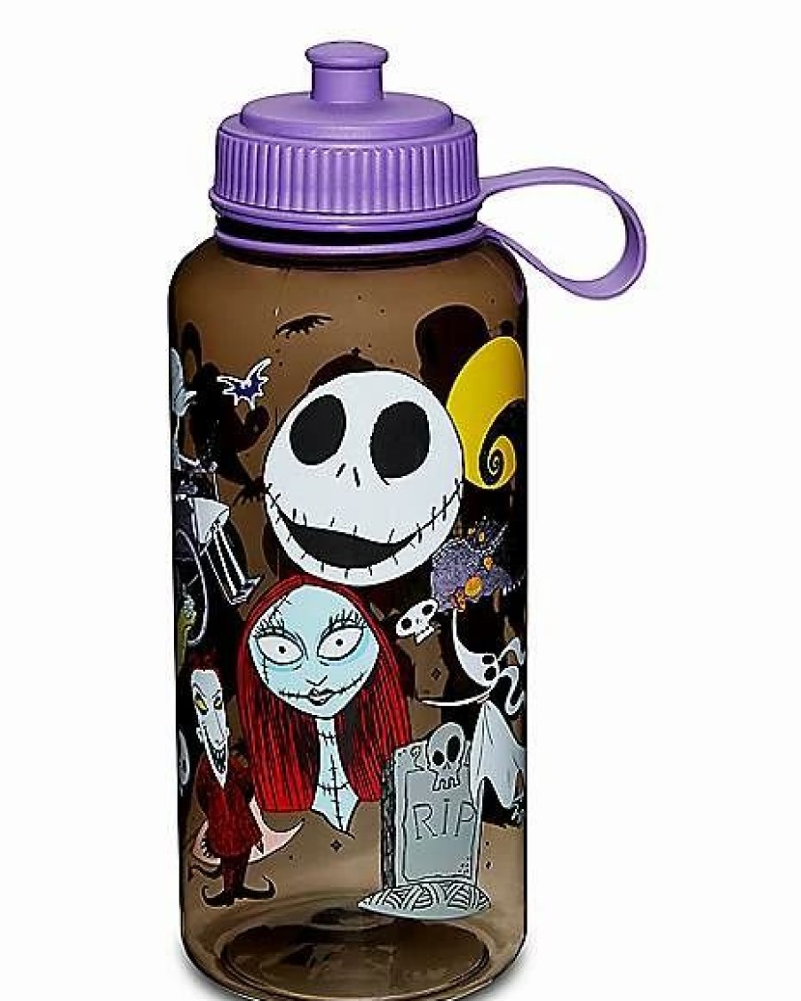 Halloween * Best Deal Jack Skellington Travel Water Bottle 30 Oz. The Nightmare Before Christmas Black