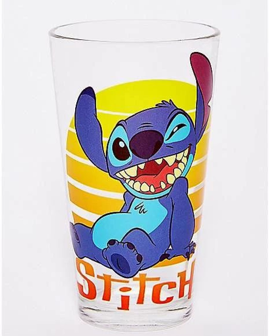 Movies * Promo Ohana Means Family Stitch Pint Glass 16 Oz. Multi-Color