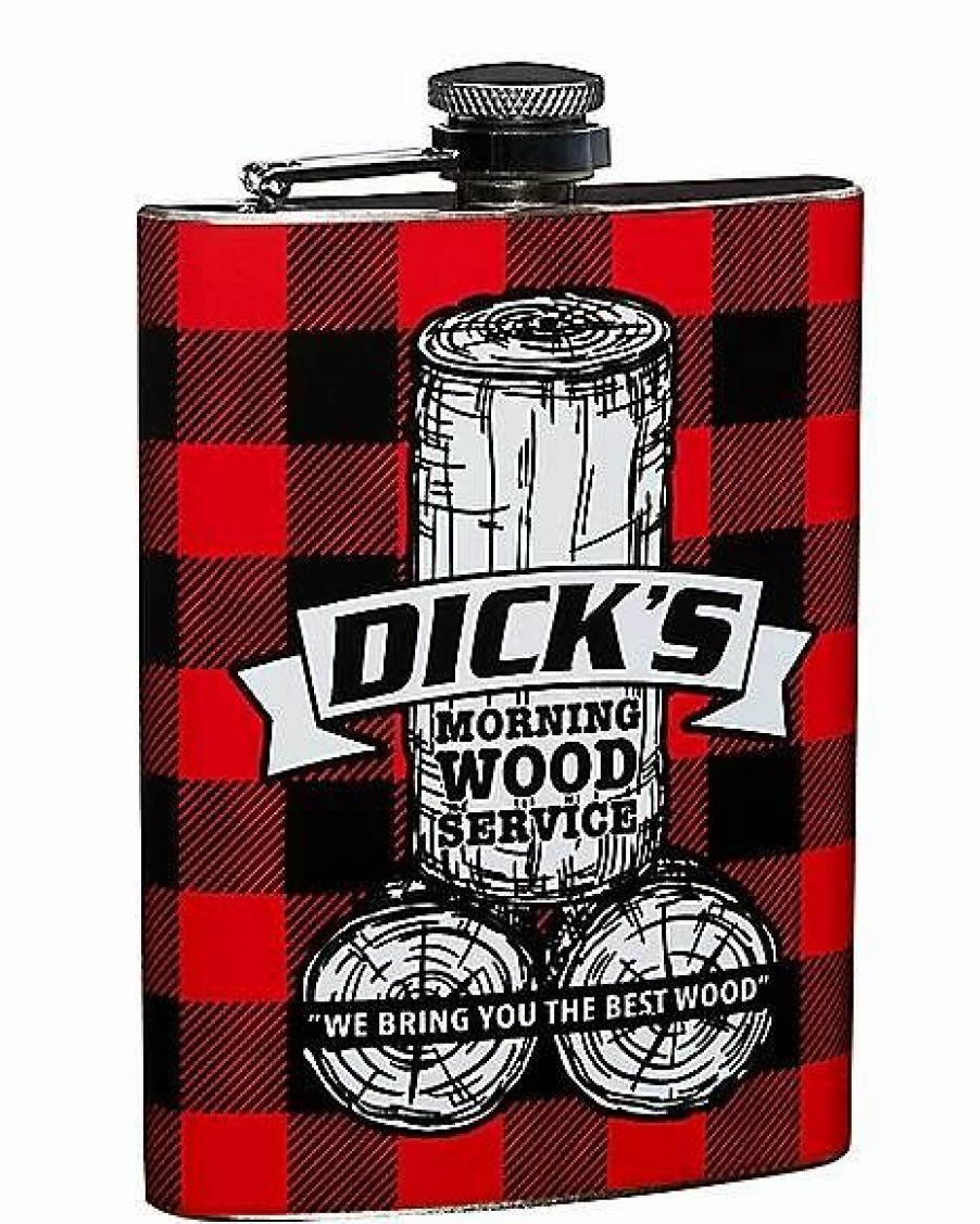 Halloween * New Dick'S Morning Wood Service Flask