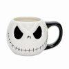 Halloween * Best Reviews Of Molded Jack Skellington Coffee Mug 20 Oz. The Nightmare Before Christmas White - Multi