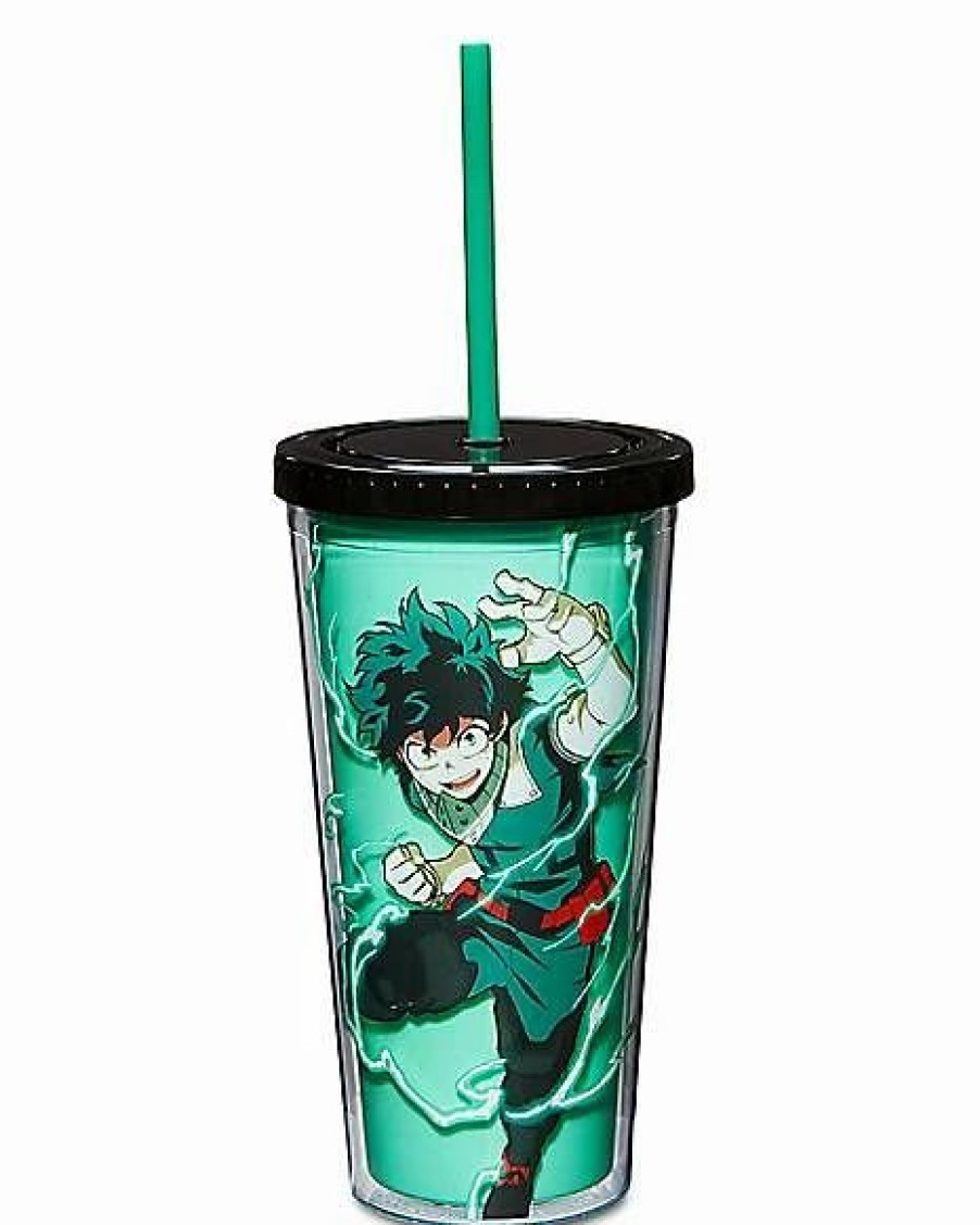 Anime * Discount My Hero Academia Deku Cup With Straw 20 Oz. Teal