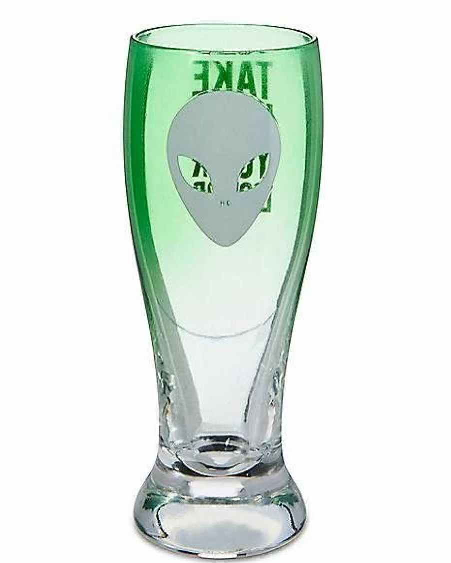 Shooters & Shot Glasses * Budget Take Me To Your Liquor Shot Glass Green