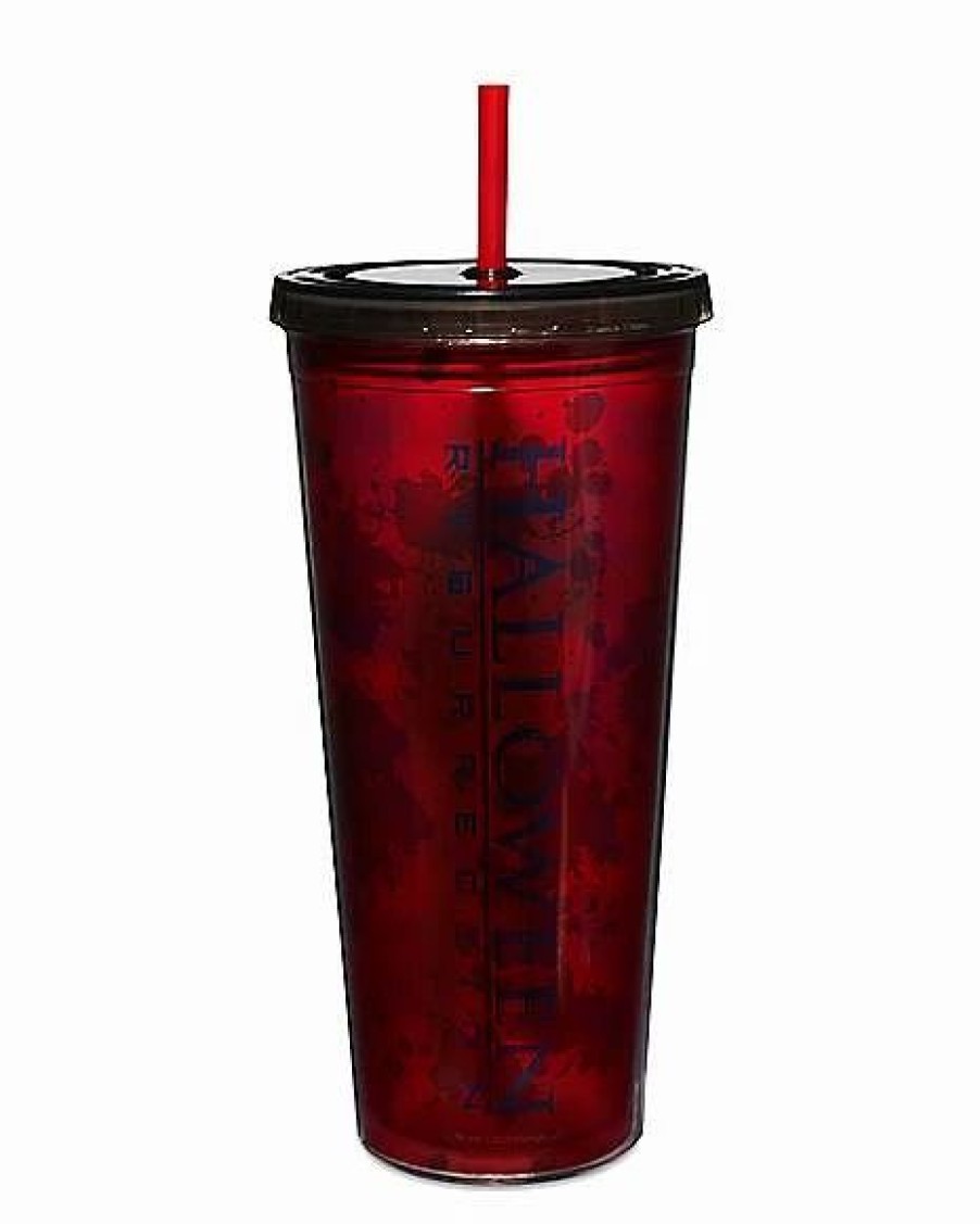 Halloween * Budget Michael Myers Stalker Cup With Straw 20 Oz. Halloween Red