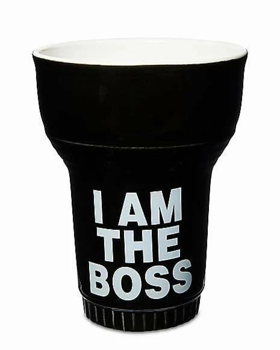 Coffee Mugs * Discount I Am The Boss Coffee Mug 16 Oz. Black