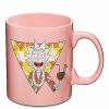 Television * Promo Hawaiian Rick Mug 20 Oz. Rick And Morty Pink