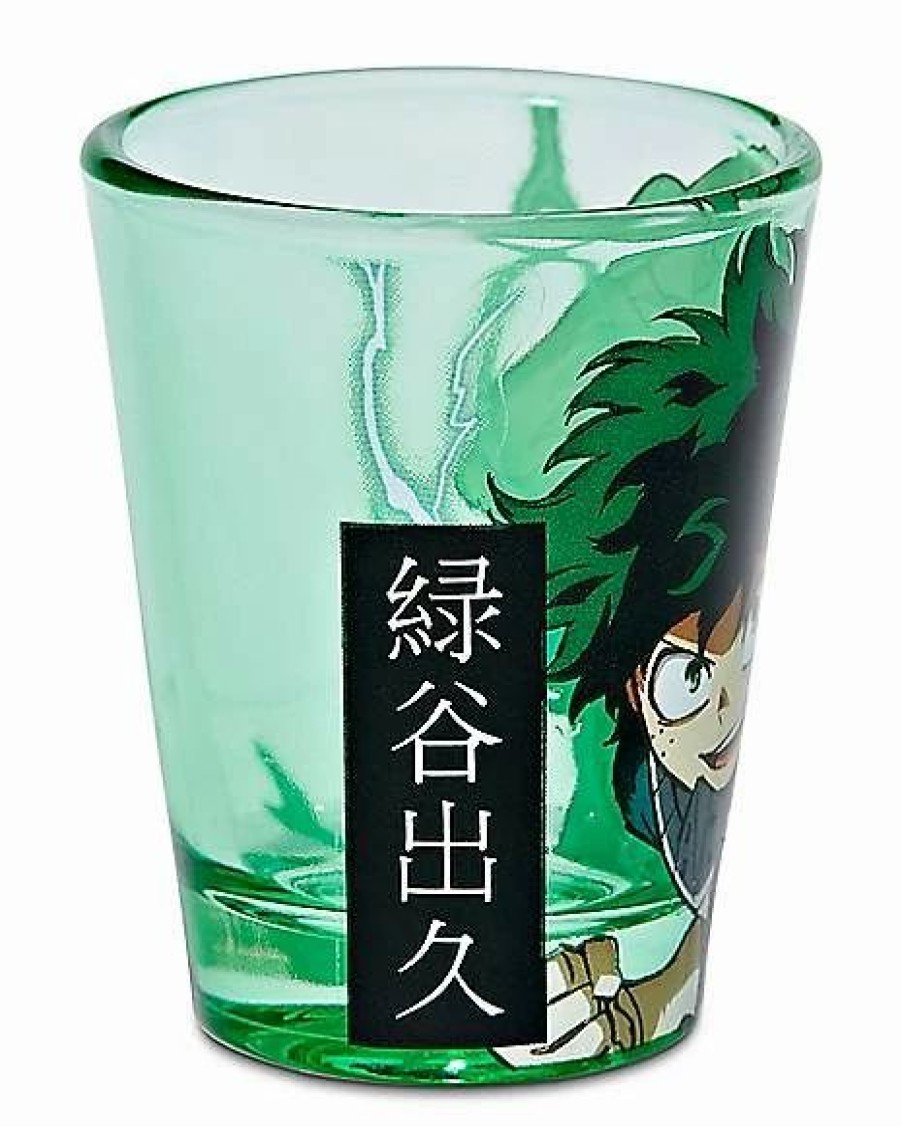 Anime * Outlet My Hero Academia Shot Glass 2 Oz. Teal