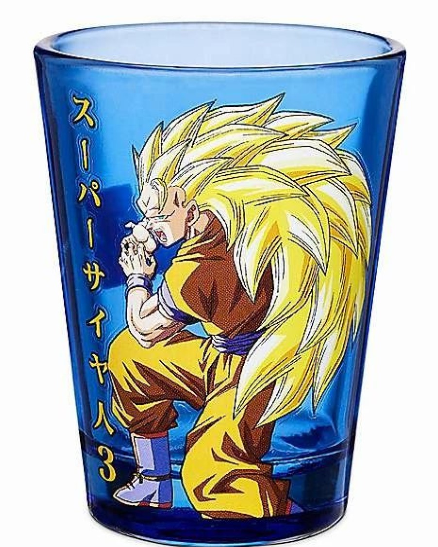 Anime * Best Deal Super Saiyan 3 Goku Shot Glass 2 Oz. Dragon Ball Z Blue