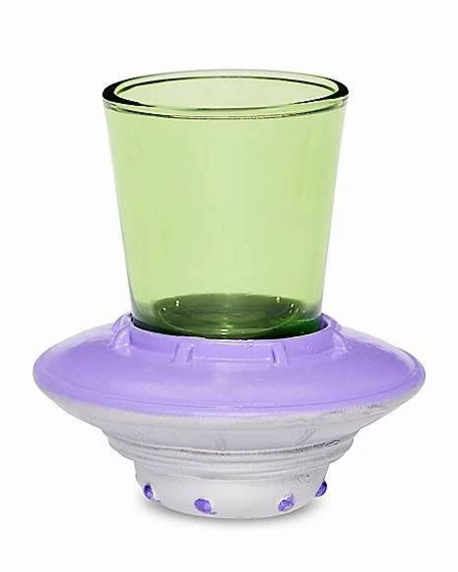 Shooters & Shot Glasses * Best Reviews Of Molded Alien Spaceship Shot Glass 2 Oz.