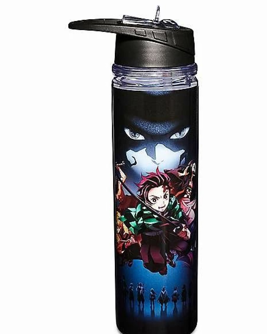 Anime * New Shadow Demon Slayer Water Bottle 22 Oz. Multi-Color