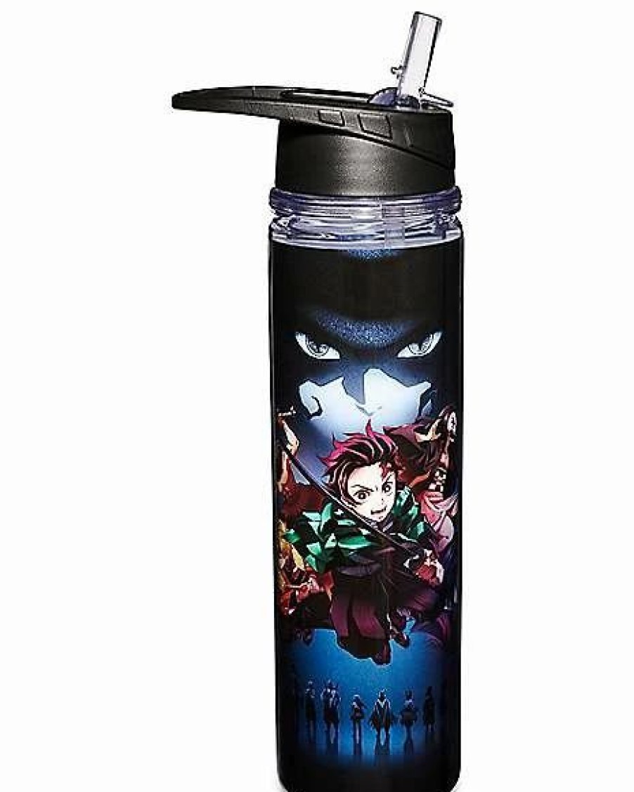 Anime * New Shadow Demon Slayer Water Bottle 22 Oz. Multi-Color