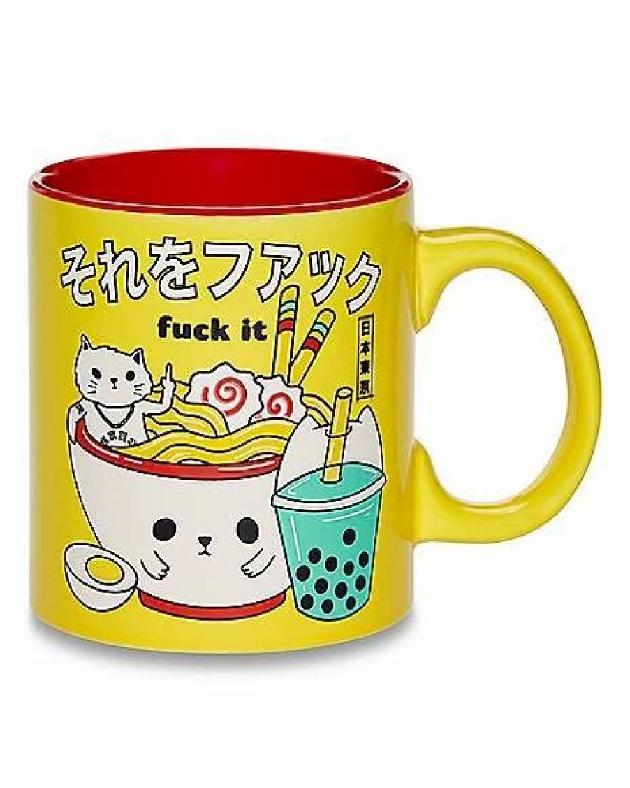 Coffee Mugs * Best Pirce Fuck It Ramen Coffee Mug 20 Oz. Gold