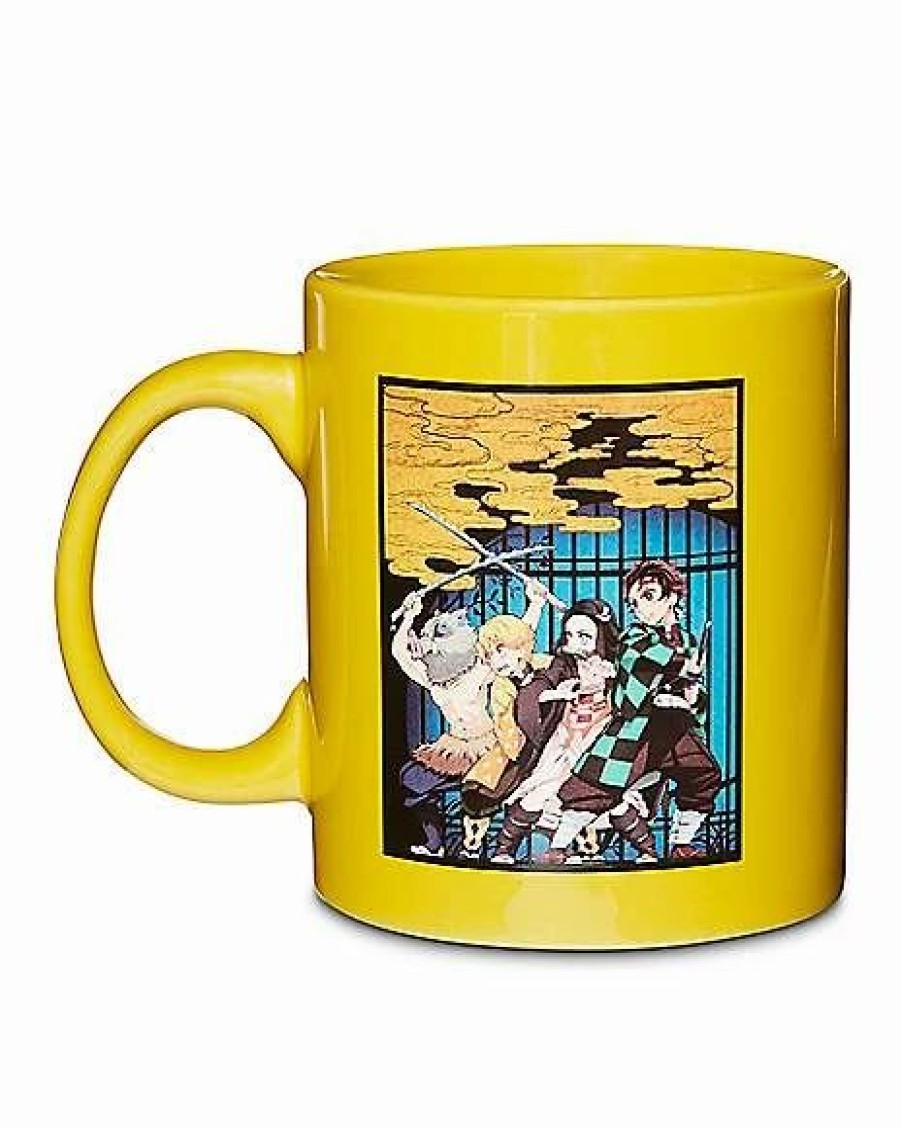 Anime * Flash Sale Group Demon Slayer Coffee Mug 20 Oz. Yellow