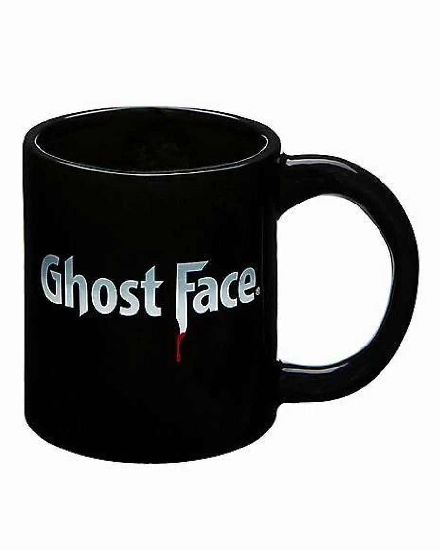 Christmas * Wholesale Molded Ghost Face Coffee Mug 16 Oz. Black