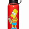 Television * Discount Bart Simpson Squishee Water Bottle 32 Oz. The Simpsons Red