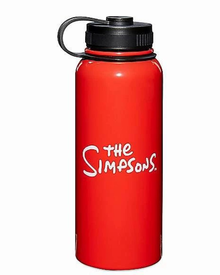 Television * Discount Bart Simpson Squishee Water Bottle 32 Oz. The Simpsons Red