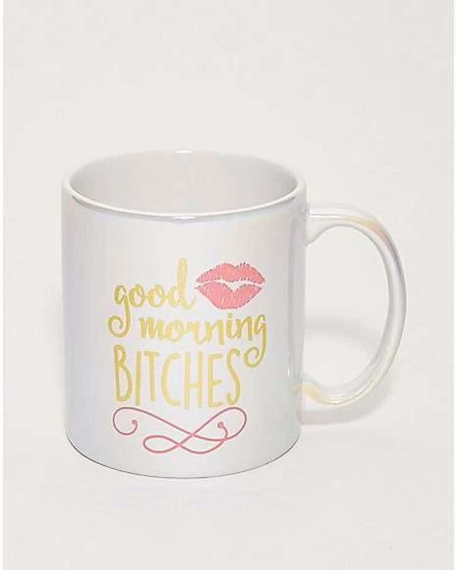 Christmas * Hot Sale Good Morning Bitches Coffee Mug 22 Oz. White