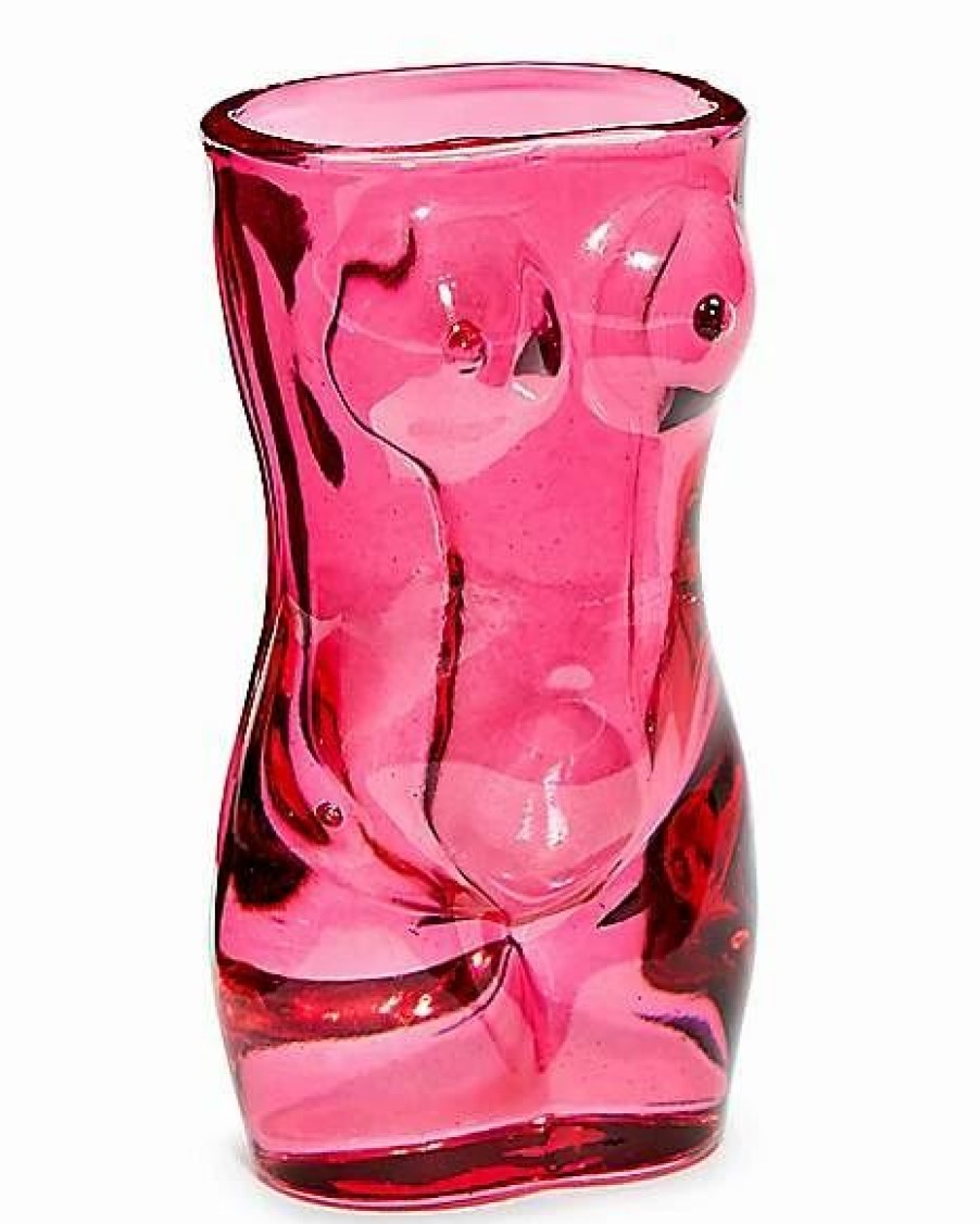 Shooters & Shot Glasses * Flash Sale Female Body Shot Glass 1.5 Oz. Pink