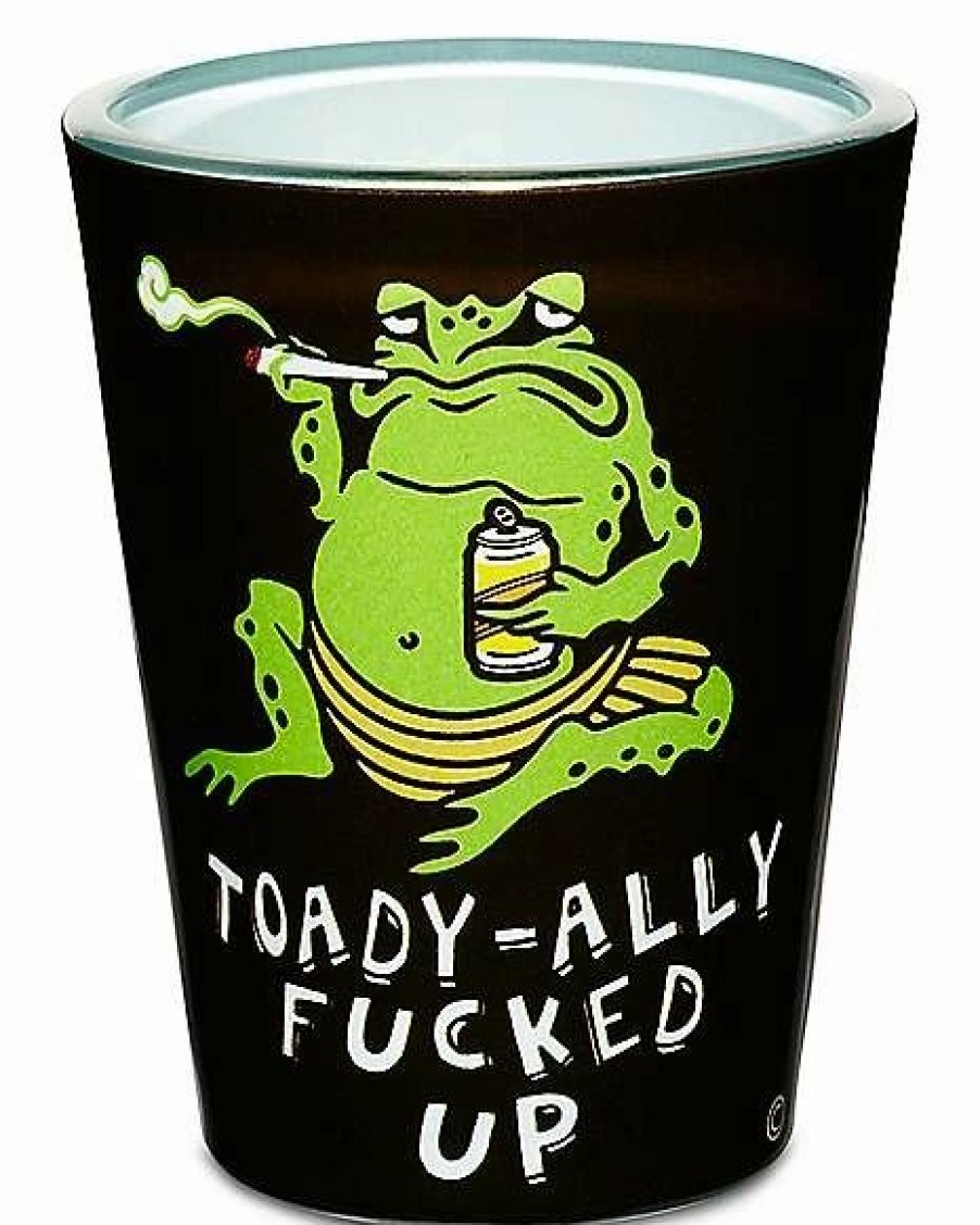 Shooters & Shot Glasses * Buy Toadally F'D Up Shot Glass 1.5 Oz. Black