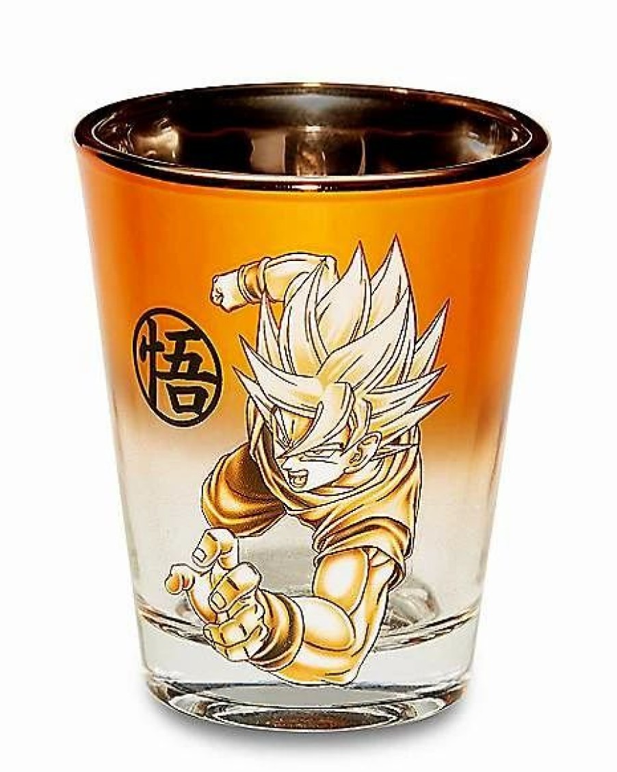 Anime * Best Deal Dragon Ball Z Electroplated Shot Glass 2 Oz. Orange