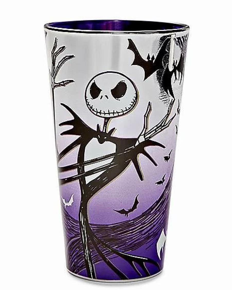 Halloween * Promo Ombre Jack Skellington Pint Glass 16 Oz. The Nightmare Before Christmas Multi-Color