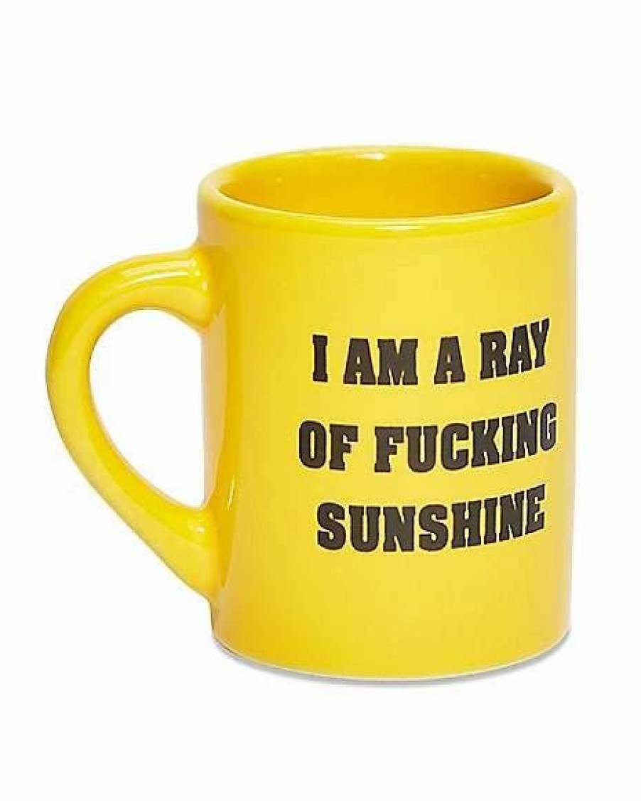 Shooters & Shot Glasses * New Ray Of Fucking Sunshine Mug Shot Glass 1.5 Oz. Multi-Color