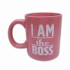 Coffee Mugs * Top 10 I'M The Boss Coffee Mug 22 Oz. Pink