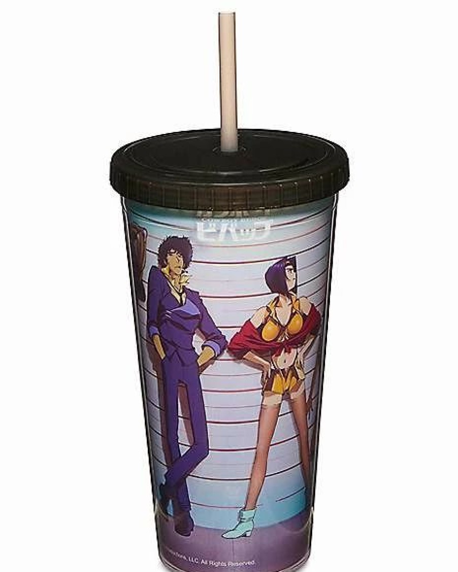 Anime * Flash Sale Cowboy Bebop Lineup Cup With Straw 20 Oz.