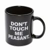 Coffee Mugs * Wholesale Don'T Touch Me Peasant Coffee Mug 22 Oz. Black