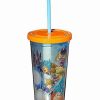 Anime * Outlet Dragon Ball Super Characters Cup With Straw 20 Oz. Blue